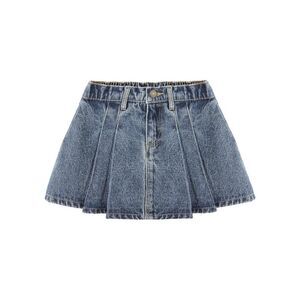 Rylee & Cru Girls  Pleated Denim Skirt, Blue